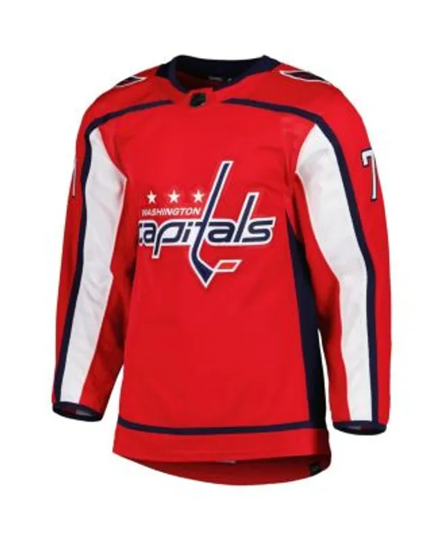 TJ Oshie Washington Capitals Youth Authentic Stack Long Sleeve Name &  Number T-Shirt - Red