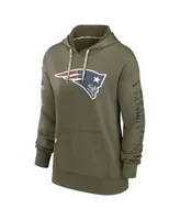 Youth Nike Olive Philadelphia Eagles 2022 Salute To Service Performance Pullover  Hoodie