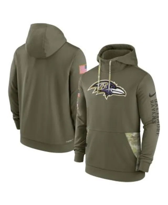 Baltimore Ravens Nike Women's 2022 Salute To Service Performance Pullover  Hoodie - Olive