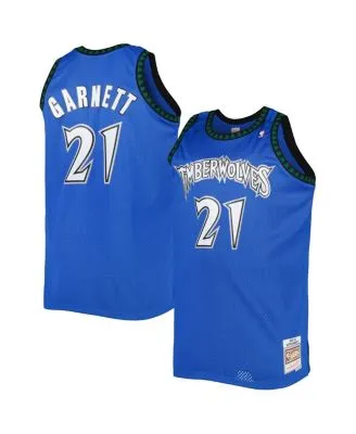 Men's Minnesota Timberwolves Kevin Garnett Mitchell & Ness Black Big & Tall  Hardwood Classics Jersey