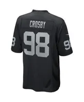 Nike Men's Maxx Crosby Black Las Vegas Raiders Game Jersey