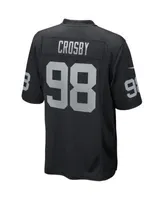 Nike Men's Maxx Crosby White Las Vegas Raiders Vapor F.U.S.E.