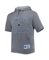 Dallas Cowboys Mitchell & Ness Washed Short Sleeve Pullover Hoodie