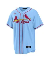 St. Louis Cardinals Yadier Molina Light Blue Replica Alternate Jersey