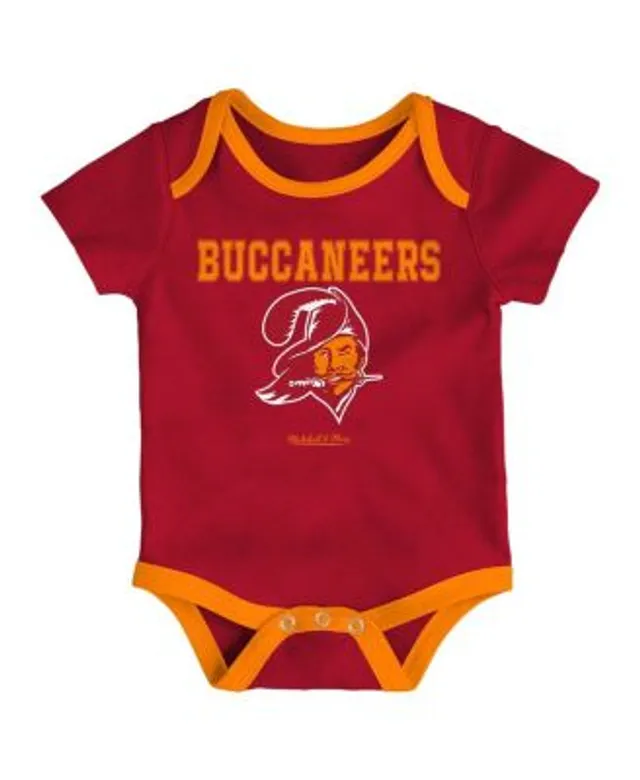 Newborn & Infant Mitchell & Ness Royal/Red Buffalo Bills Throwback Bodysuit Bib & Booties Set