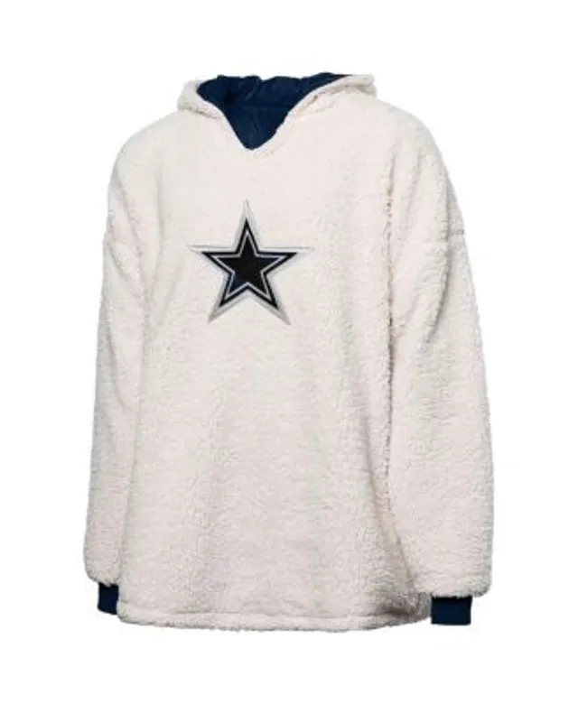 Dallas Cowboys FOCO Navy Reversible Sherpa Hoodeez