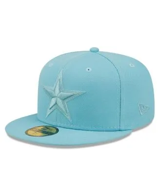 Men's New Era Light Blue/Graphite Dallas Cowboys Two-Tone Color Pack  59FIFTY Fitted Hat