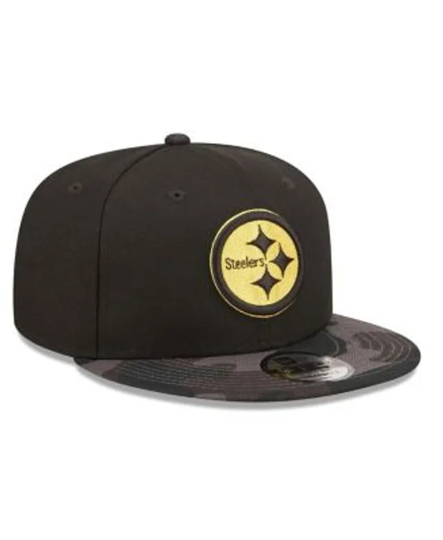 New Era Men's Pittsburgh Steelers 2022 Sideline 9FIFTY Ink Dye