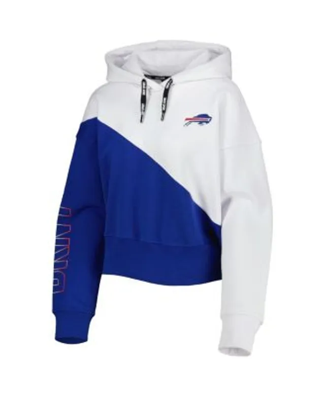 The Wild Collective Women's Royal Buffalo Bills Cropped Pullover Hoodie -  Macy's in 2023