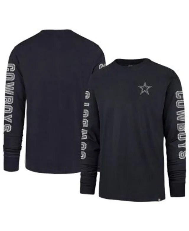 Men's Dallas Cowboys '47 Navy Franklin Long Sleeve T-Shirt