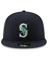 Seattle Mariners New Era Authentic Collection On Field 59FIFTY Fitted Hat -  Navy