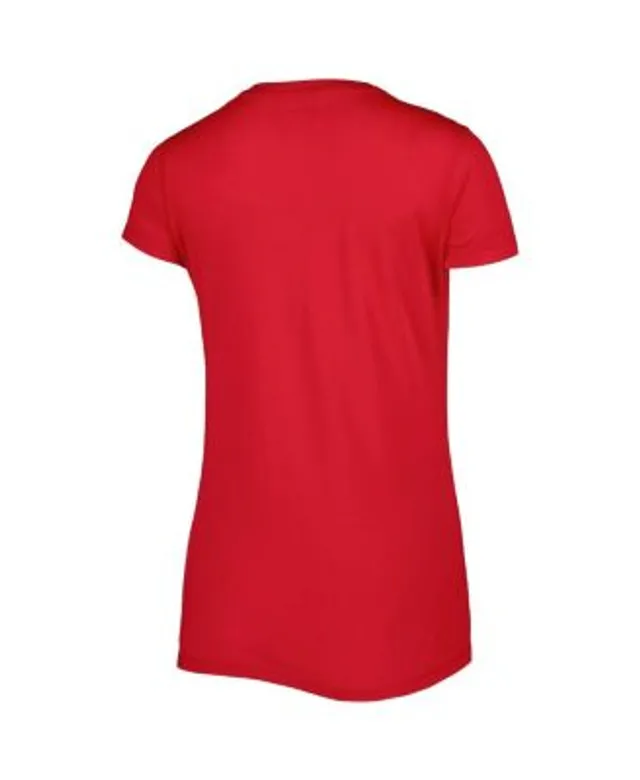Women's Concepts Sport Red/Black Louisville Cardinals Lodge T-Shirt & Flannel  Pants Sleep Set