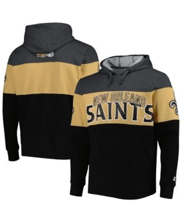 Men's Starter Black New Orleans Saints Extreme Full-Zip Hoodie Jacket