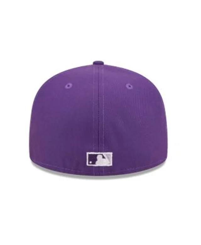 Men's New Era Lavender Los Angeles Dodgers 2023 Spring Color Basic 59FIFTY Fitted Hat