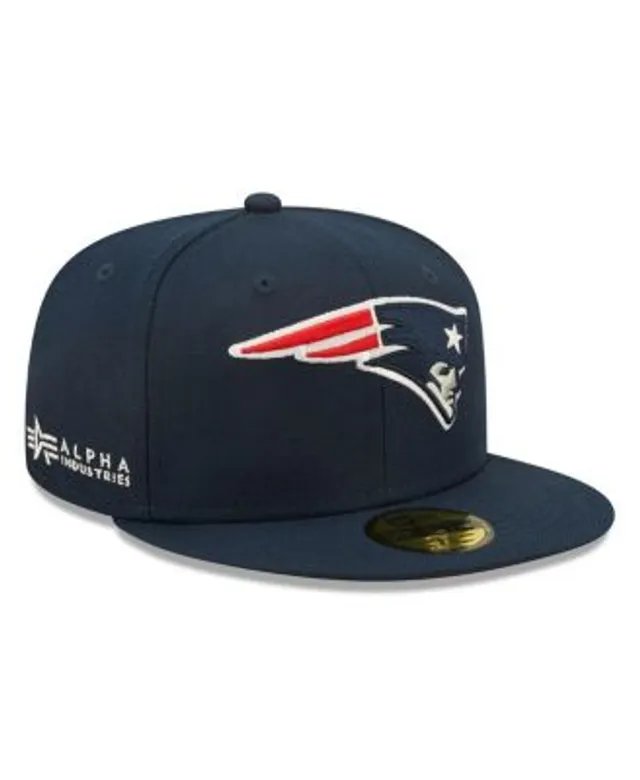 Men's New Era Navy New England Patriots City Cluster 59FIFTY Fitted Hat