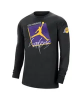 Los Angeles Lakers Jordan Courtside Max 90 T-Shirt - White - Mens