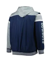 Dallas Cowboys G-III Sports by Carl Banks Full Back Reversible Full-Zip  Hoodie Jacket - Navy/Gray