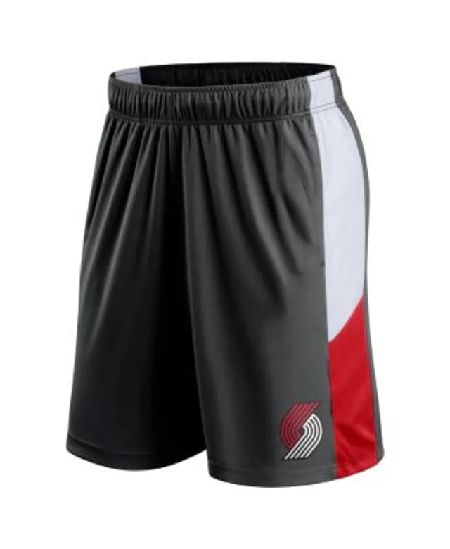 Men's Mitchell & Ness Black Portland Trail Blazers Hardwood Classics  Jumbotron Sublimated Shorts