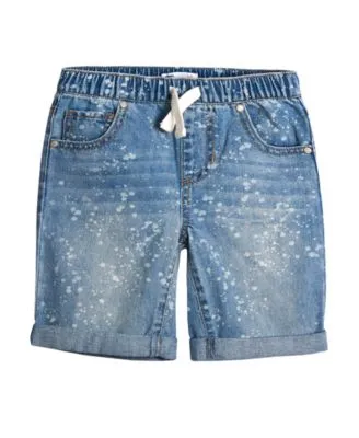 Big Boys Cuffed Denim Shorts, Created For Macy's