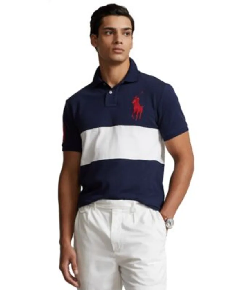 Reageer Posters Twisted Polo Ralph Lauren Men's Custom Slim Fit Big Pony Mesh Polo Shirt | The  Shops at Willow Bend