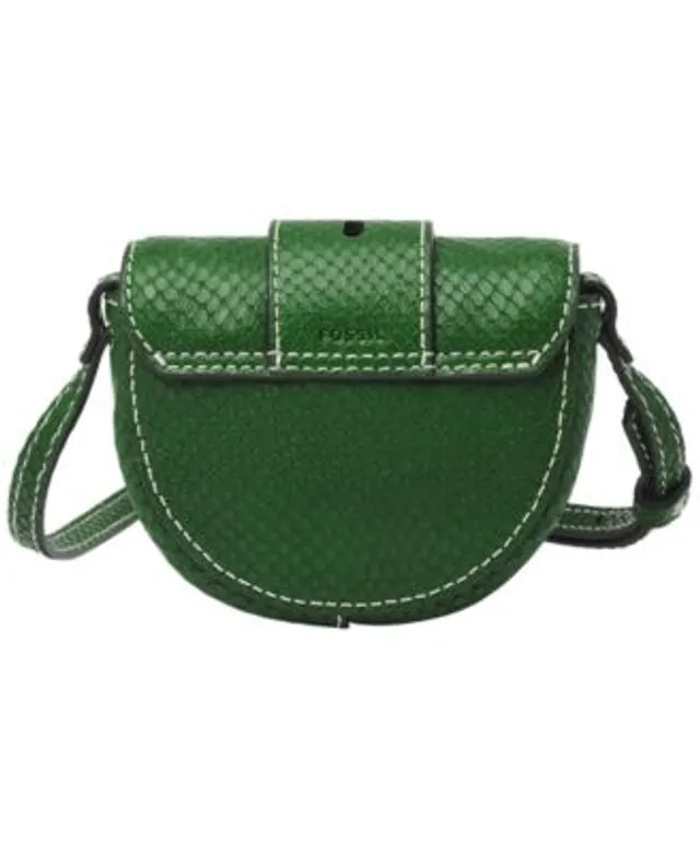 Fossil Heritage Leather Small Flap Crossbody Bag - Macy's