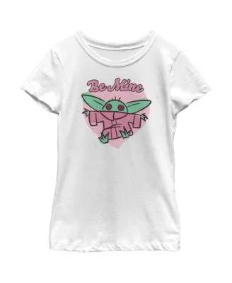 Baby Yoda Star Wars Valentine Heart Portrait Unisex T-shirt