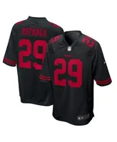 Nike Men's Talanoa Hufanga Black San Francisco 49ers Fashion Game Jersey