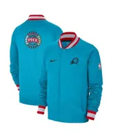 Nike Men's 2022-23 City Edition Philadelphia 76ers Blue Showtime Full Zip Sweatshirt, Medium