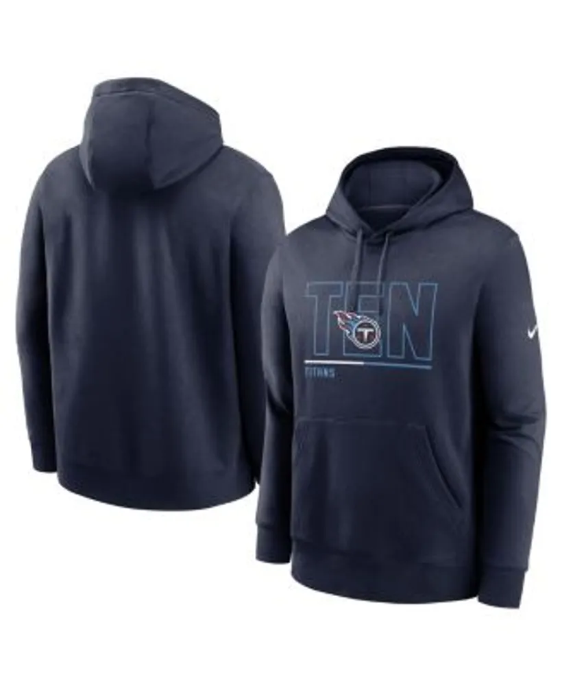 Nike Youth Tennessee Titans Sideline Club Navy Pullover Hoodie