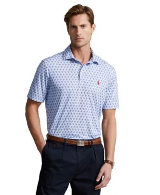 Men's Classic-Fit Performance Jersey Polo Shirt