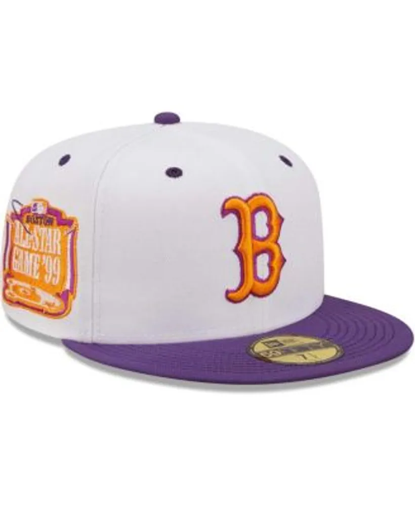 New Era Men's White, Purple Boston Red Sox 1999 Mlb All-Star Game Grape  Lolli 59Fifty Fitted Hat