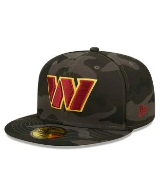 New Era Men's Burgundy, Gold Washington Commanders Team Script 9FIFTY  Snapback Hat