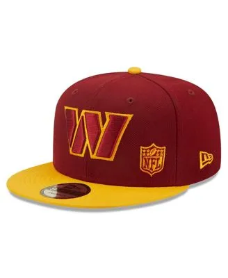 Men's New Era Burgundy Washington Commanders Script Logo Golfer 9FIFTY  Snapback Hat