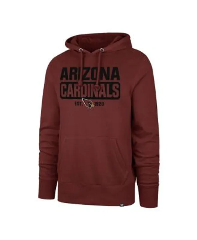 47 Men's Arizona Cardinals Headline Grey Pullover Hoodie