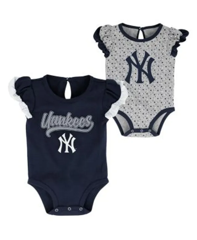 Infant Navy New York Yankees Hit & Run Bodysuit