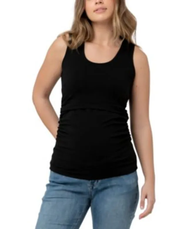 Ripe Maternity Maternity Izzy Button Down Nursing Rib Tank