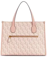 GUESS Silvana Monogram Double Compartment Mini Tote - Macy's