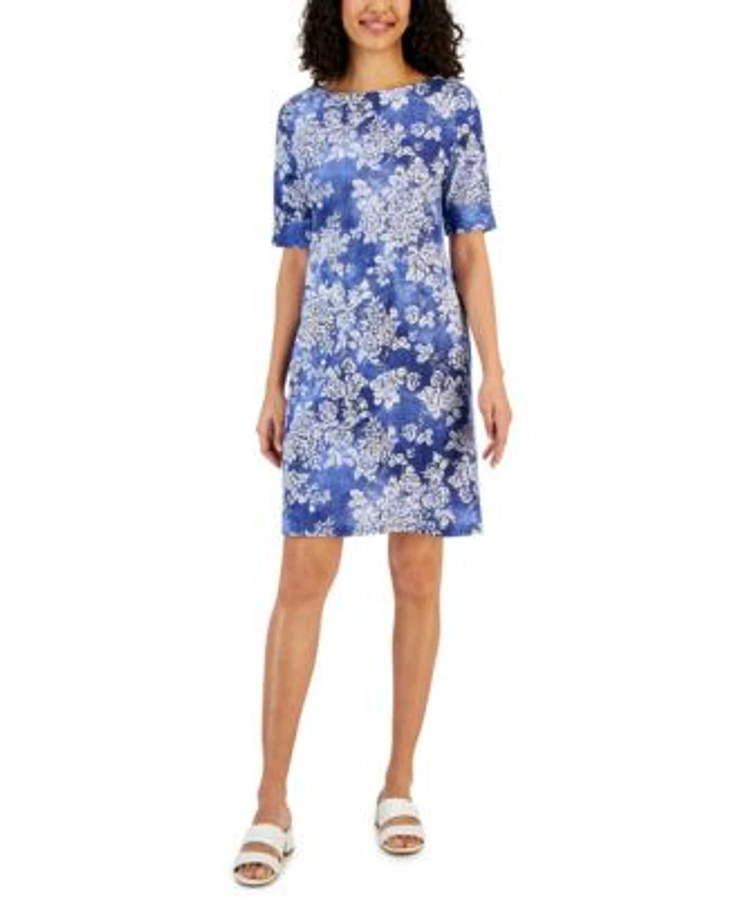 macys petite floral dresses