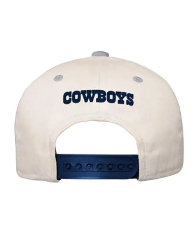 Youth Dallas Cowboys Cream/Navy Bone Cuffed Knit Hat