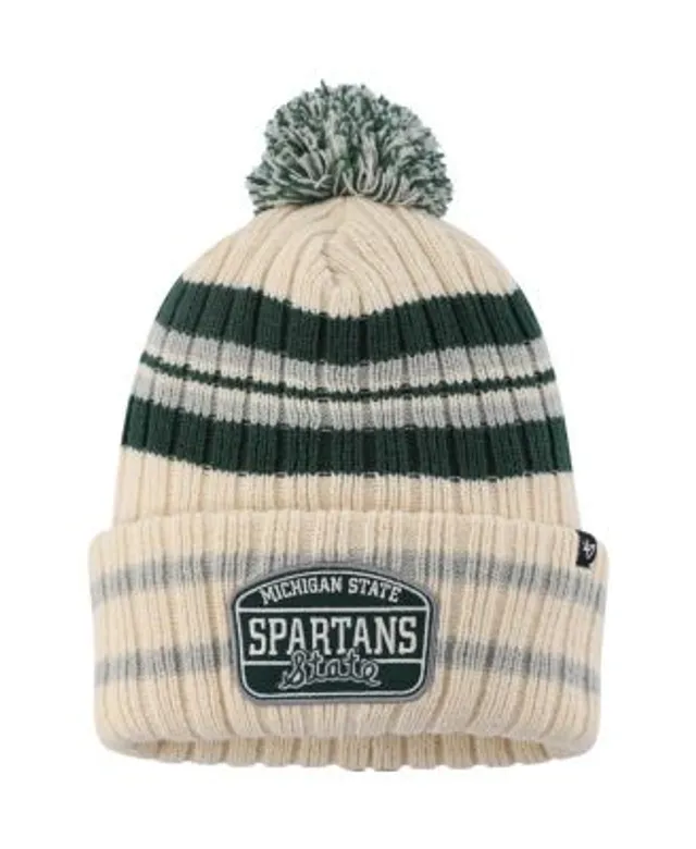 Men's New Era Green Michigan State Spartans Sport Knit Hat with