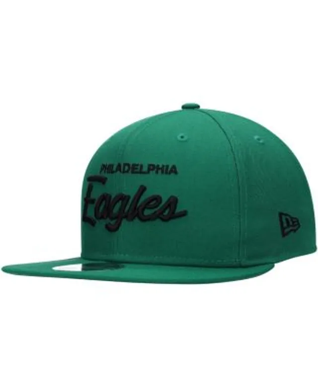 Men's New Era Kelly Green Philadelphia Eagles Omaha Throwback 59FIFTY Fitted Hat, Size: 7