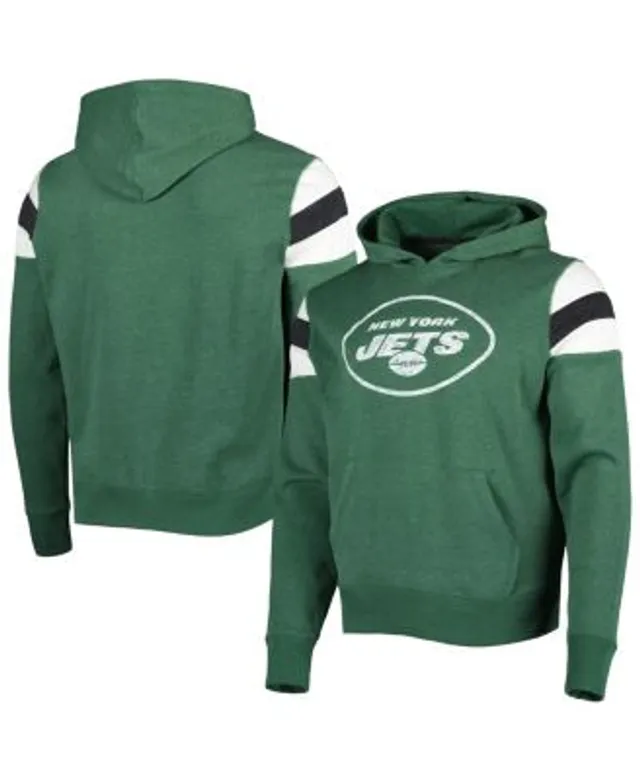 47 Brand / Men's New York Jets Sleeve Stripe Green Pullover Hoodie