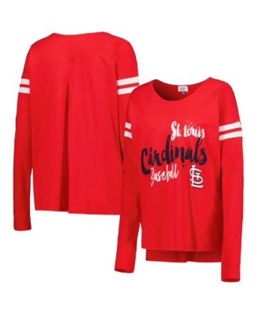 Touch Women's Red St. Louis Cardinals Free Agent Long Sleeve T-shirt