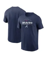 Nike Youth Atlanta Braves Team Engineered T-Shirt - Navy - S Each