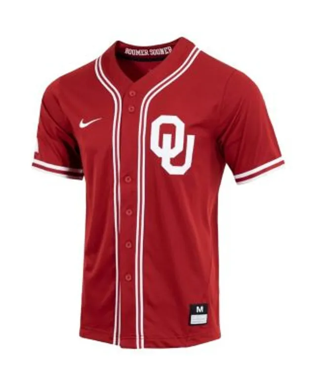 Men's Nike Cream Oklahoma State Cowboys Replica Baseball Jersey, S