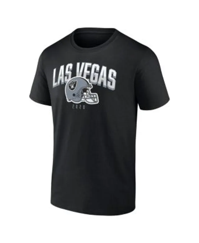 Men's Fanatics Branded Black/White Las Vegas Raiders Long and Short Sleeve Two-Pack T-Shirt