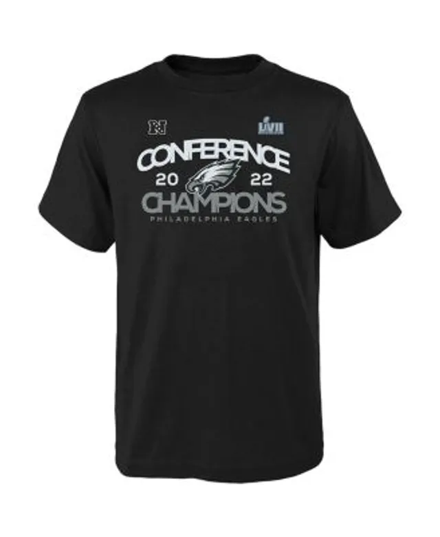 Outerstuff Youth Black Philadelphia Eagles 2022 NFC Champions Shadow  T-Shirt