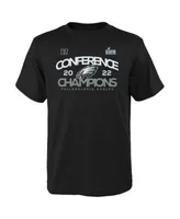 Philadelphia Eagles Youth NFC Conference Champs black tee