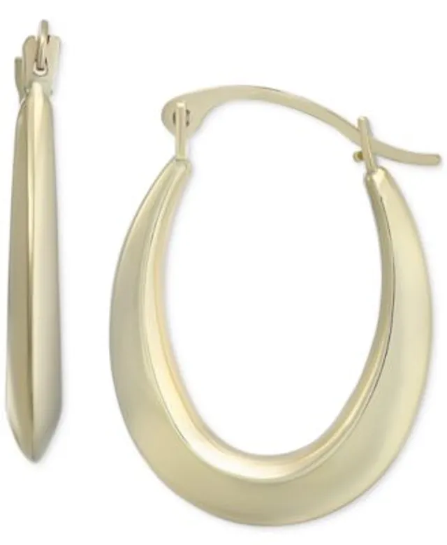 Macy's Wide Hoop Earrings in 10K Gold - Multi