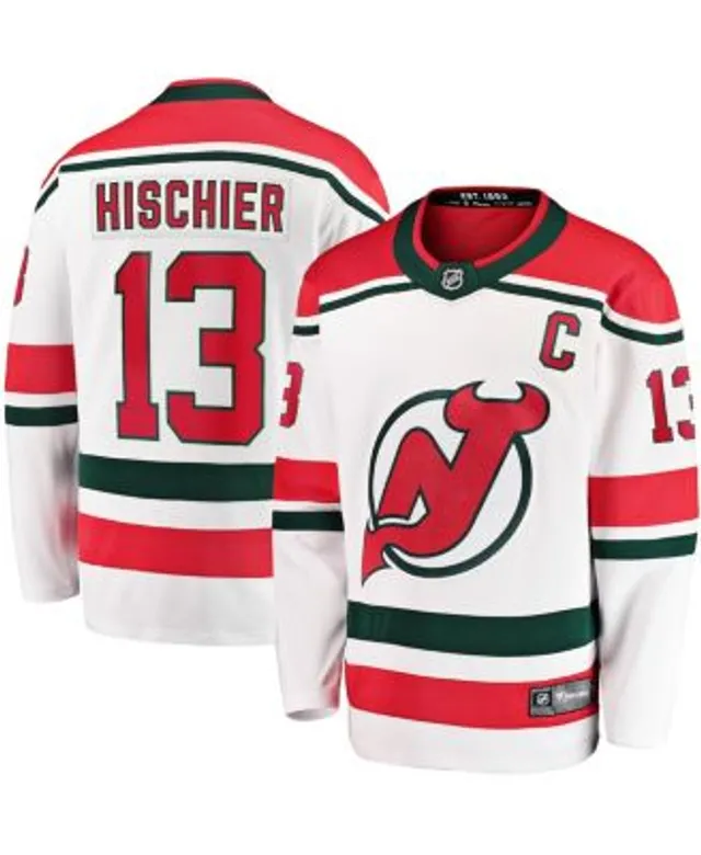 Men's adidas Nico Hischier White New Jersey Devils Primegreen Authentic Pro  Player Jersey